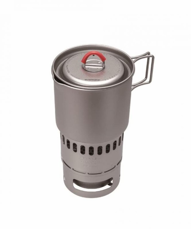 エバニュー(EVERNEW) Ti Mug pot 500 Stove set ECA538 チタンの