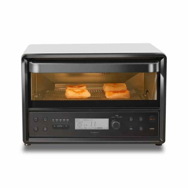 COMFEE トースター オーブントースター 12L 4枚焼き 熱風循環 コンベクションオーブン 低温発酵機能 ノンフライ調理 1300W出力 30分タイ