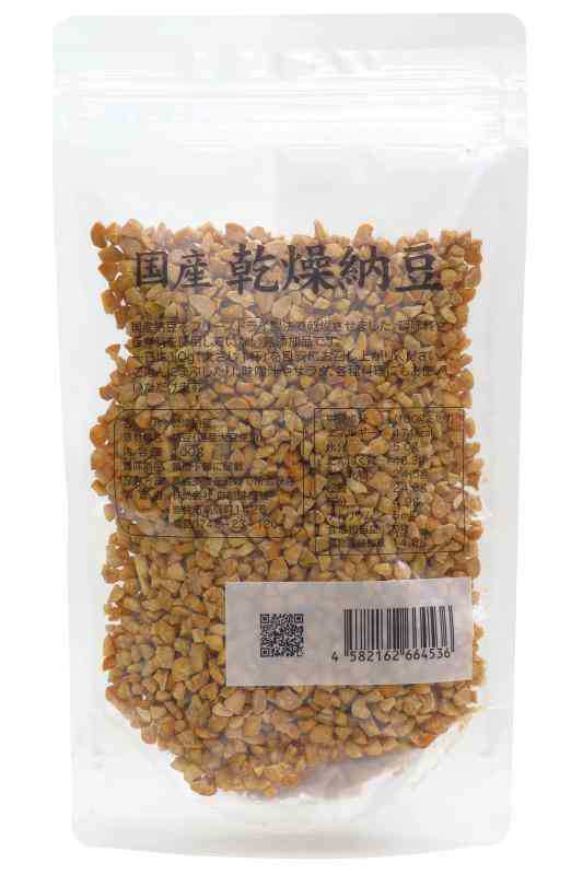 自然健康社 乾燥納豆 100g ドライ納豆 ひきわり 無添加 国産 - きな粉