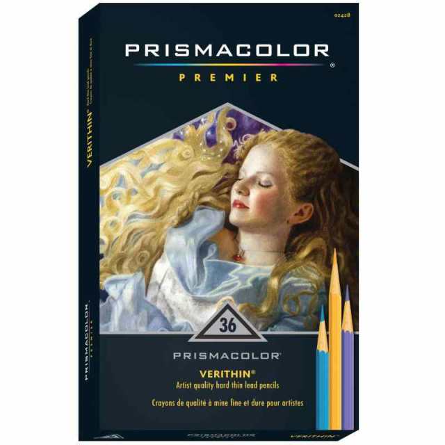 SANFORD Prismacolor Verithin 色鉛筆 (36-Count, マルチカラー)