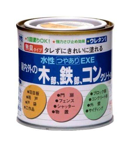 ニッペ ペンキ 塗料 水性つやありEXE 0.2L マリンブルー 水性 つやあり 屋内外 日本製 4976124421204