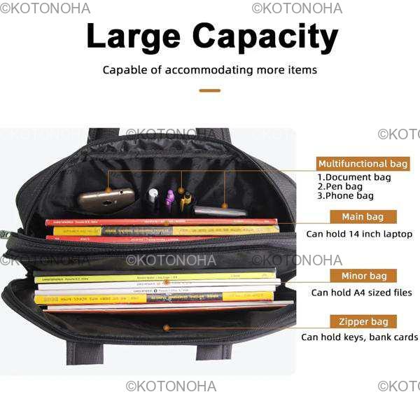 大容量ブリーフケースバッグビジネスメンズ 14 インチラップトップノートブックバッグキャンバスハンドバッグショルダーメンズオフィスバッグオックスフォード生地 大容量ブリーフケースバッグビジネスメンズ 14 インチラップトップ