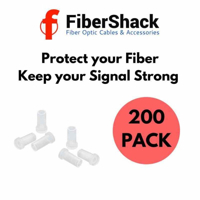 FiberShack - 2.5mm プラスチック ダスト キャップ - FC/SC/ST