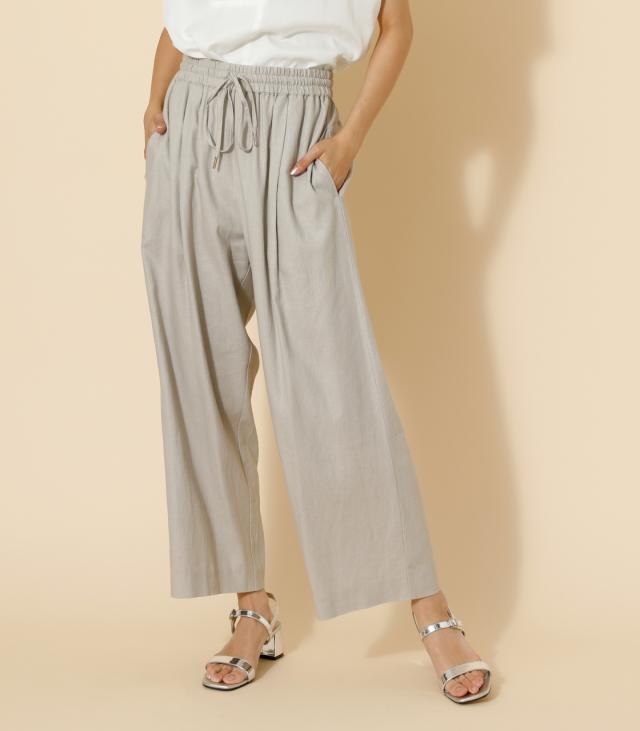 麻レーヨンワイドパンツ Womensレディースの通販はau Pay マーケット Azul By Moussy