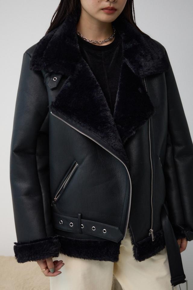 フェイクレザーB-3ブルゾン WOMENSレディースの通販は