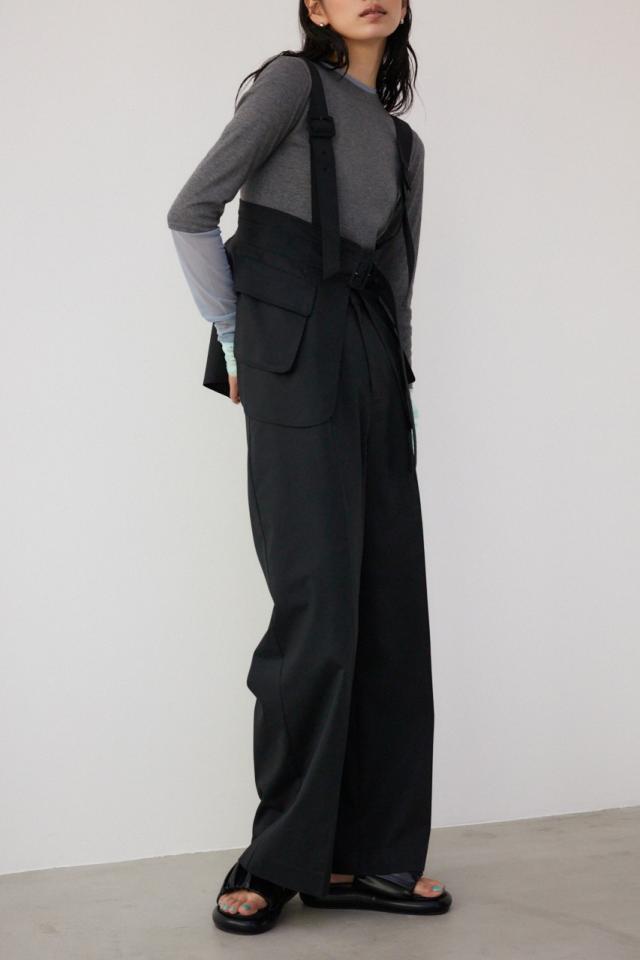 【30％OFF】 【PLUS】ビスチェジレレイヤードパンツ WOMENSレディース