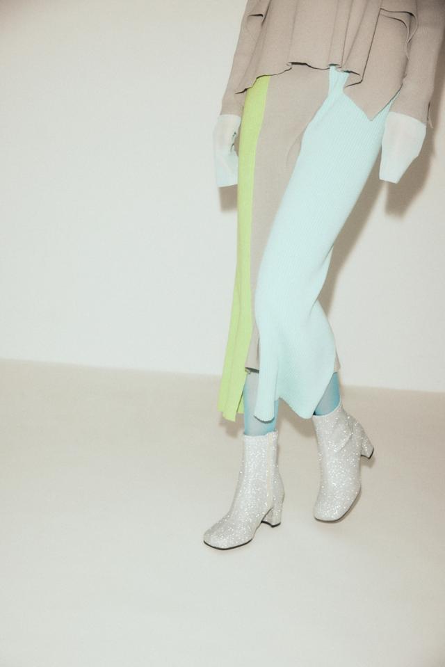 【30％OFF】 【PLUS】ラメショートブーツ WOMENSレディース