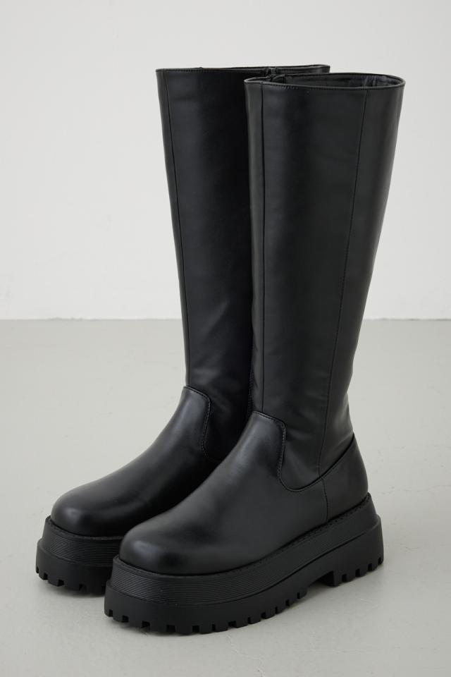 【WEB限定】ボリュームソールロングブーツ WOMENSレディース