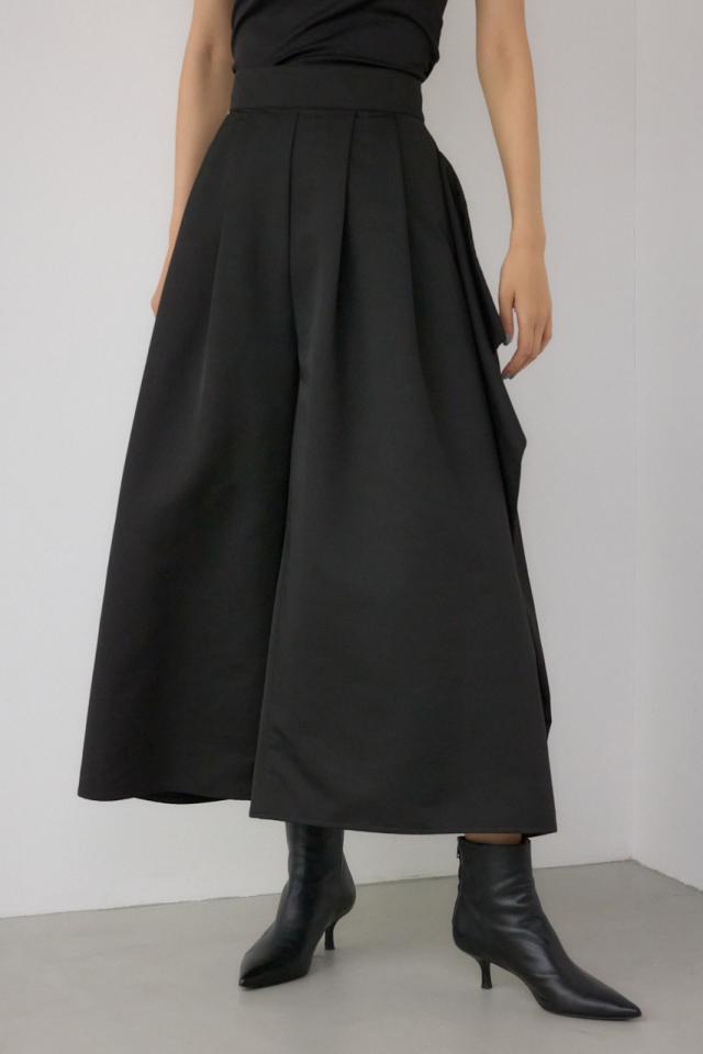 【30％OFF】 【PLUS】ドレープワイドパンツ WOMENSレディース