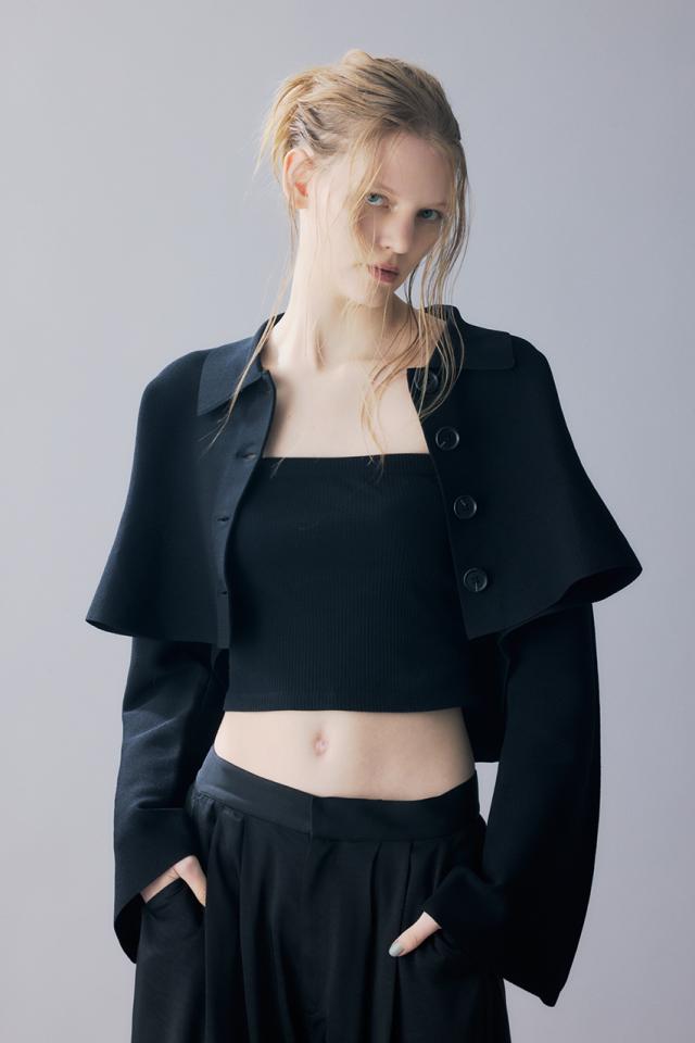 【PLUS】フレアニットカーディガン WOMENSレディース