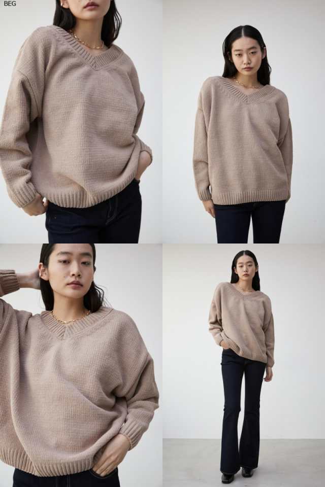 【30％OFF】 MOLE YARN 2WAY SIMPLE KNIT/モールヤーン2WAYシンプルニット WOMENSレディース｜au PAY  マーケット