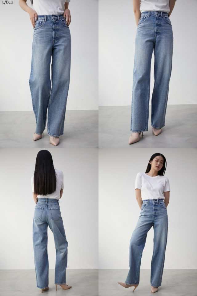 HIGH WAIST DENIM WIDE ?W/ハイウエストデニムワイド?W WOMENSレディース｜au PAY マーケット