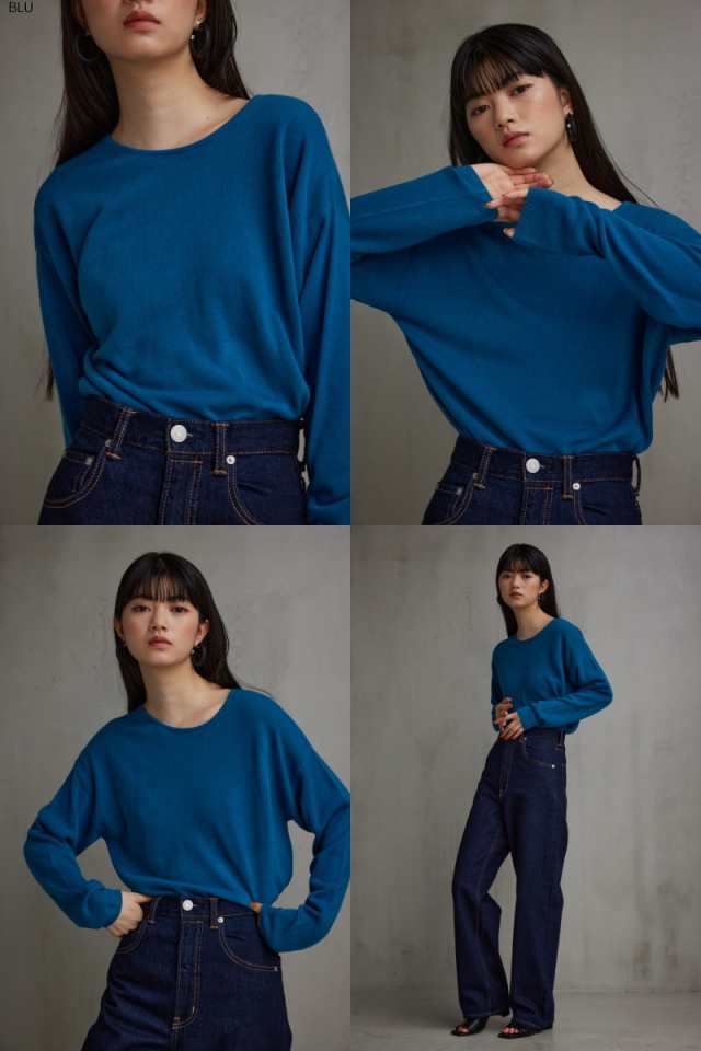 50％OFF】 ヌーディー2WAYVネックニットトップス WOMENSレディースの