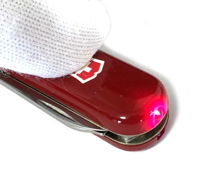 エルメス レザーケース付 ライト付 ヴィクトリノックス ボールペン  