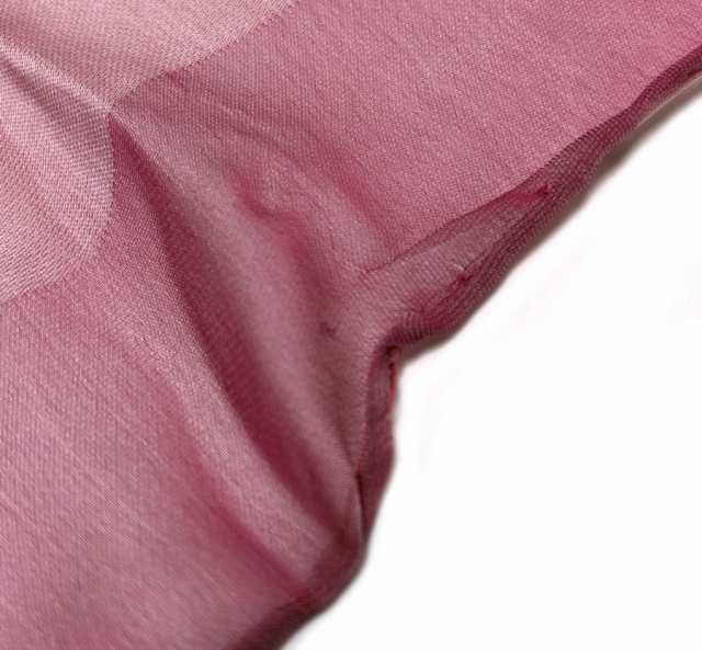 ロエベ ストール シフォン スカーフ シルク製 ピンク 淡色 アナグラム ...