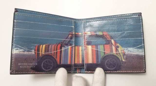 ポールスミス 財布 二つ折り 札入れ プリント 車 カー ストライプ クーパー レザー メンズ Paul Smith 【中古】の通販はau PAY  マーケット - ブランディール | au PAY マーケット－通販サイト