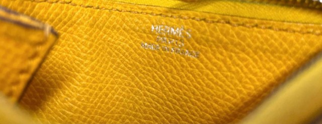 エルメス コインケース クラリス ＰＭ 小銭入れ イエロー レザー ＨＥＲＭＥＳ 財布 定期入れ レディース メンズ 【中古】