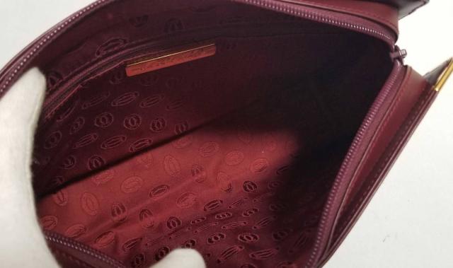 カルティエ マスト セカンドバッグ L1000060 クラッチバッグ レザー