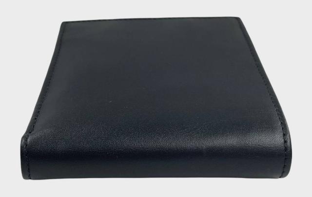 新品同様 ポールスミス 財布 二つ折り マルチストライプ ブラック 黒  