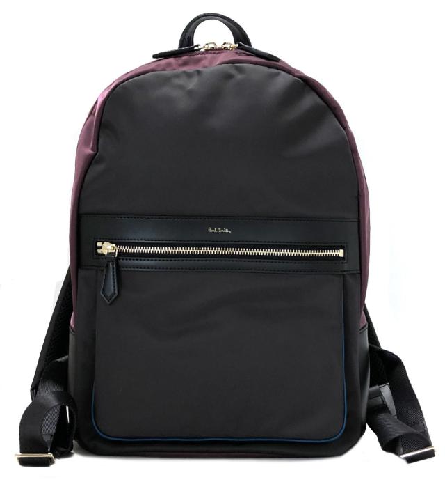 未使用 ポールスミス リュックサック グレー ワインレッド ブルー リュック バックパック ナイロン レディース ロゴ Paul Smith Psn316の通販はau Pay マーケット ブランディール