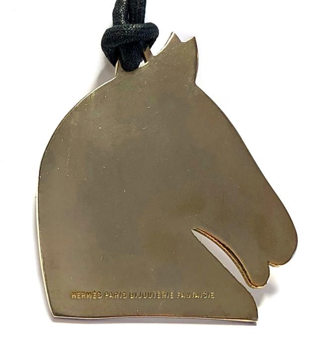 エルメス ネックレス 馬 大きめ ホース ペンダント チョーカー ゴールド Gp ブラック 馬 モチーフ メンズ レディース アクセサリー Hermeの通販はau Pay マーケット ブランディール