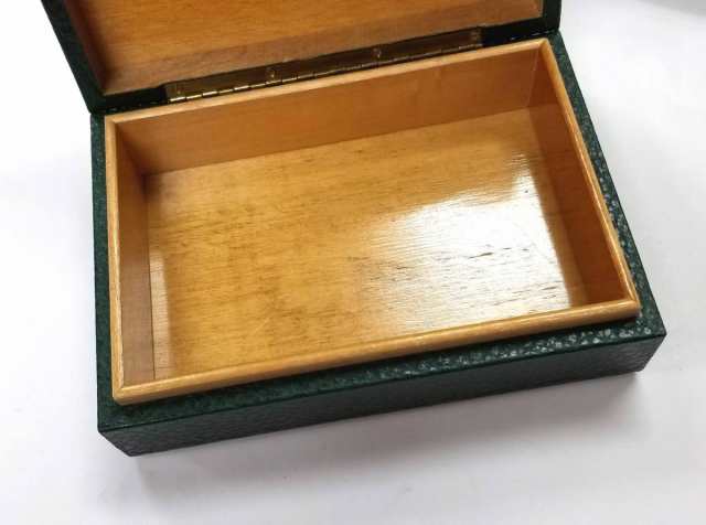 ロレックス 時計用 ケース グリーン ＲＯＬＥＸ1601 昭和40年代 1965年 純正BOX 内箱 保証書付き 【中古】｜au PAY マーケット