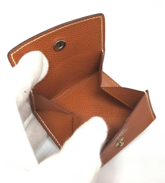 エルメス コインケース レザー 小銭入れ 財布 エプソン コニャック ブラウン 茶色 メンズ 美品 スクエア 本革 Hermes 中古 の通販はau Pay マーケット ブランディール