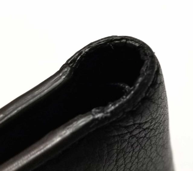 カルティエ 財布 二つ折り パンチングレザー 札入れ ダークグリーン