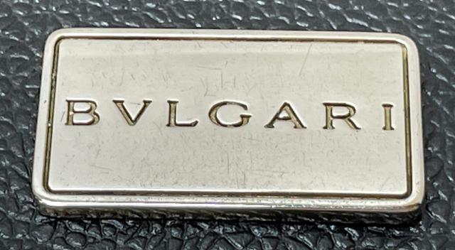 ブルガリ 長財布 ミレリゲ 財布 三つ折り ブラック メンズ PVC