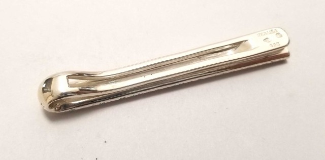 エルメス タイバー タイクリップ シルバー ＳＶ925 Hマーク タイピン