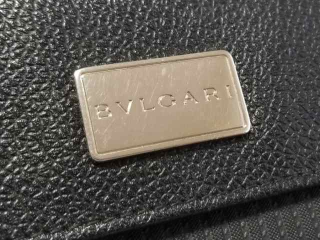 ブルガリ 長財布 ミレリゲ 財布 三つ折り ブラック メンズ ＰＶＣ 33775 BVLGARI ロゴ 紳士用 Wホック ロゴ 黒 【中古】｜au  PAY マーケット