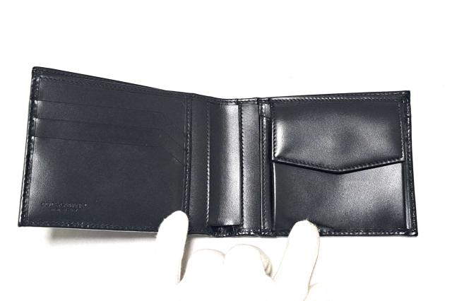 新品同様 ドルチェ＆ガッバーナ 財布 パイソン BP0457 二つ折り 小銭  
