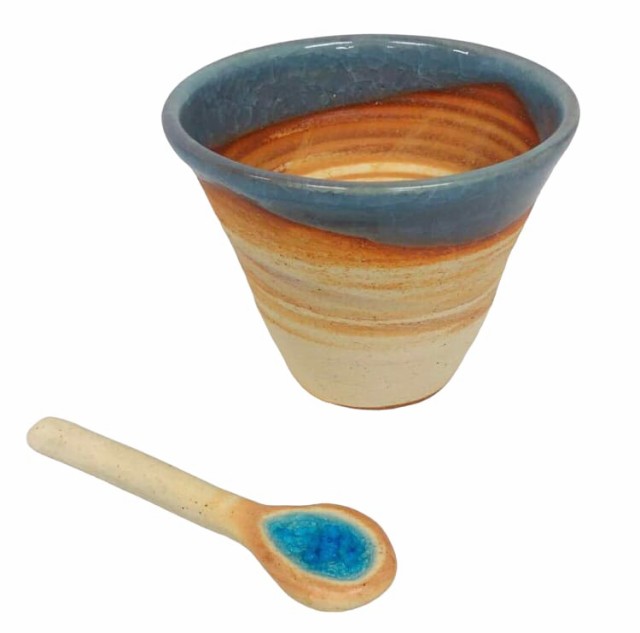 新品　未使用品　うるま陶器　漆間　マグカップ サンセットマーブル　コップ