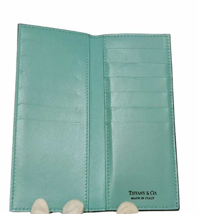 ティファニー 長財布 トラベルウォレット レザー カードケース付 ティファニーブルー メンズ レディース TIFFANY 【中古】｜au PAY  マーケット