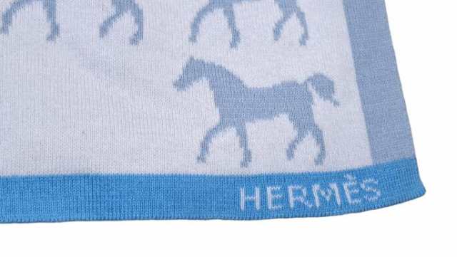 エルメス おくるみ ブランケット コットン 100％ カヴァルカラー 馬柄 キッズ ベビー HERMES 【中古】の通販はau PAY マーケット -  ブランディール | au PAY マーケット－通販サイト