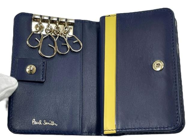未使用 ポールスミス コインケース 兼用 キーケース バイカラー