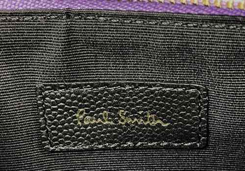 未使用 アウトレット ポールスミス 長財布 財布 レディース ブランド Paul Smith ダブルジップ 黒 ブラック 女性 婦人 本革 薄型 さいふ 