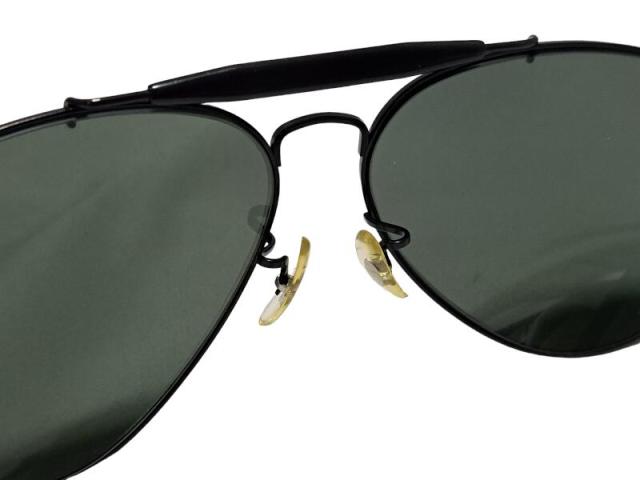 風防付きヴィンテージレイバン ティアドロップサングラス レイバン サングラス ティアドロップ ヴィンテージ ブラック 黒 メンズ