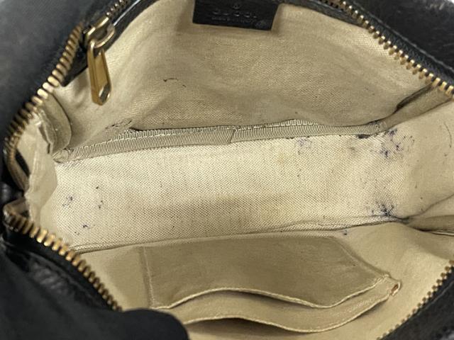 グッチ グッチプリント ショルダーバッグ ポートフォリオ ブラック 黒