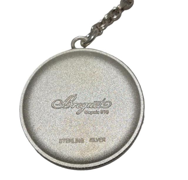 未使用 ブレゲ マネークリップ SV925 キーリング 時計モチーフ