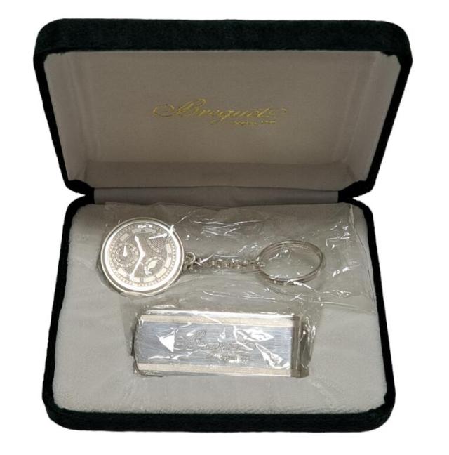 未使用 ブレゲ マネークリップ SV925 キーリング 時計モチーフ