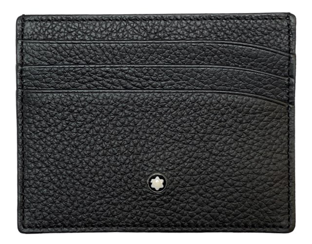 未使用 新古品 モンブラン カードケース カードホルダー 名刺入れ　113309  6cc ブラック 黒 マイスターシュティック メンズ レザー MONT