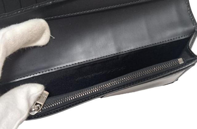 新品同様 ドルチェ&ガッバーナ 長財布 二つ折り イールレザー ブラック