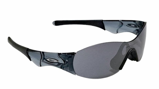 オークリー サングラス ZERO S ゼロエス クリア系 ブラックイリジウム クリアグレー OAKLEY メンズ レディース 【中古】