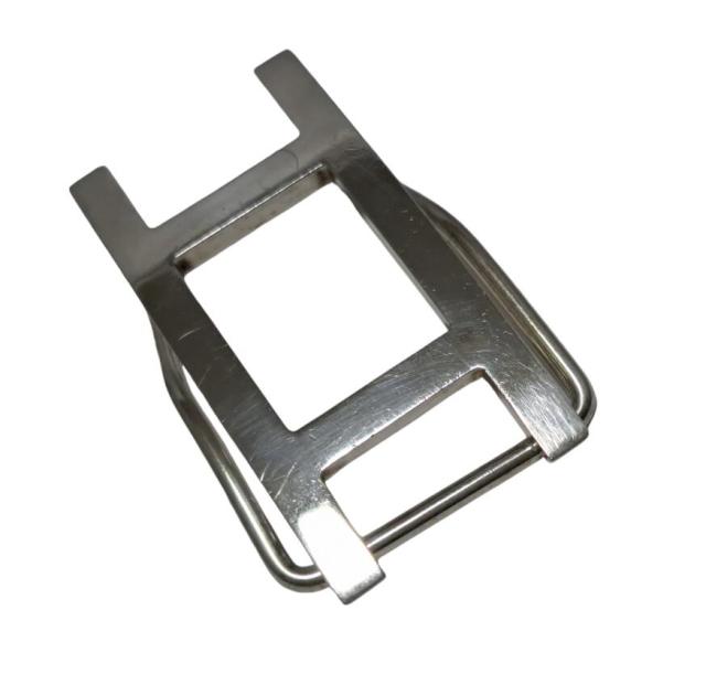 エルメス マネークリップ ケンタン アピ シルバー ＳＶ９２５ ビルクリップ 銀製品 Hロゴ 札ばさみ メンズ HERMES 【中古】 エルメス マネークリップ ケンタン アピ シルバー SV925 ビル