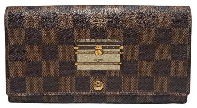 ルイ・ヴィトン ダミエ ポルトフォイユ・サラ トランク&ロック 財布