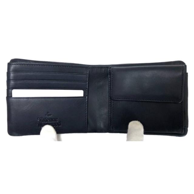 Vivienne Westwood ネイビー 二つ折り財布