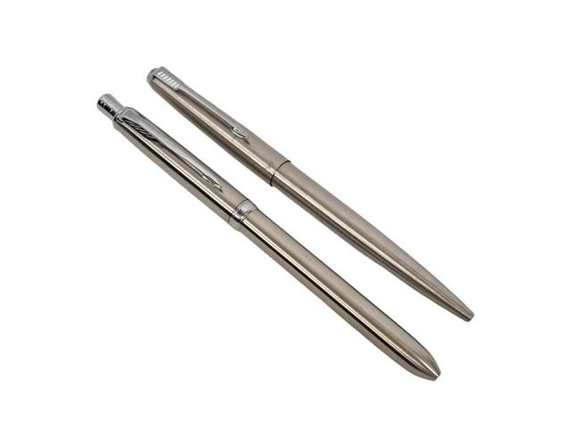 パーカー マルチファンクションペン　ボールペン　2本セット　多機能ペン　シルバー ボールペン シャープペンシル シャーペン 2色 PAEKERの通販は 5,161円