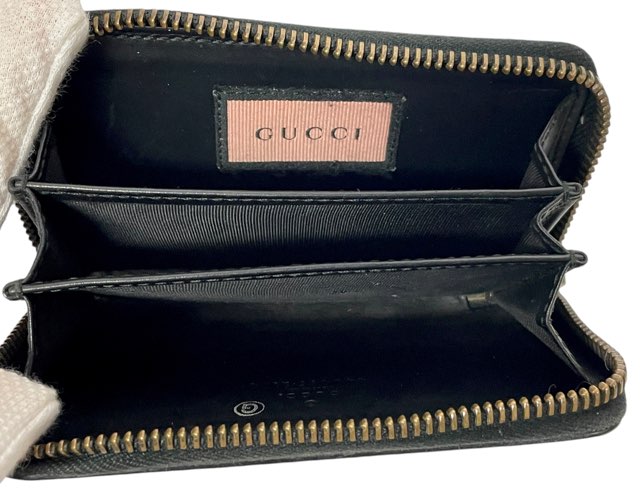 グッチ コインケース 小銭入れ ゴースト GG ブラック 黒 GUCCI  