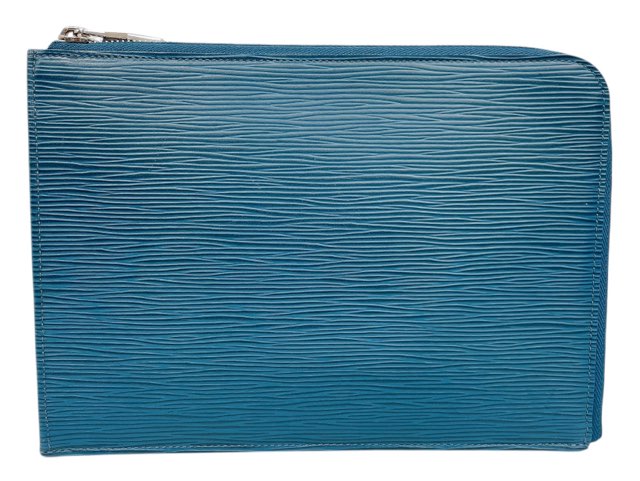 ルイヴィトン ポシェット ジュール PM エピ レザー ブルー セカンドバッグ クラッチバッグ メンズ LOUIS VUITTON  ルイ・ビトン ルイ・ヴ